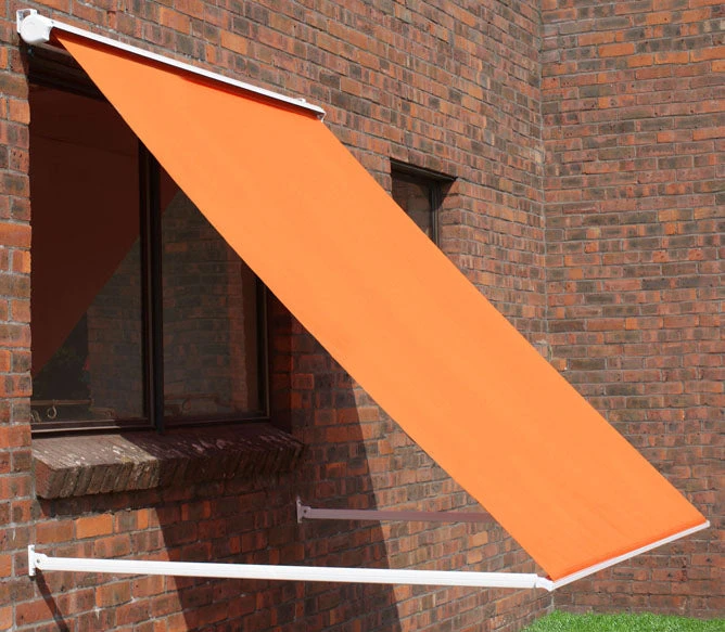 3.0m Half Cassette Drop Arm Awning, Terracotta 3 3.0m Half Cassette Drop Arm Awning, Terracotta