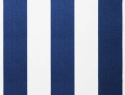 Blue And White Polyester Cover For 2.5m X 2m Awning Includes Valance