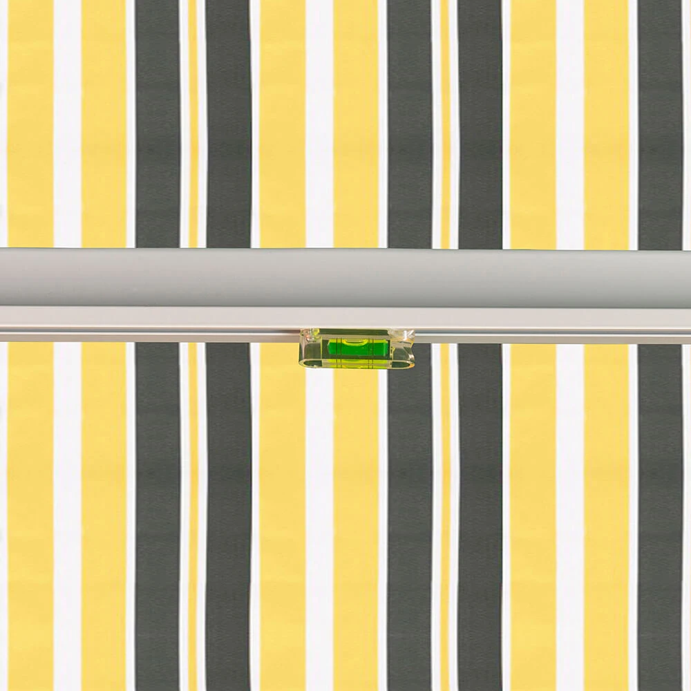 3.5m Budget Manual Awning, Yellow And Grey 8 3.5m Budget Manual Awning, Yellow And Grey - Image 6