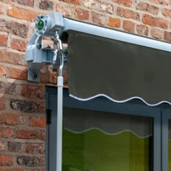 3.5m Budget Manual Awning, Charcoal -Primrose Budget awn charcoal 1 1c8c7bca db4a 4d13 a212 df8b396d7db1