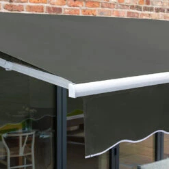 3.5m Budget Manual Awning, Charcoal -Primrose Budget awn charcoal 6 3250bd54 e18f 4f47 a75f c67b3d3b97f5