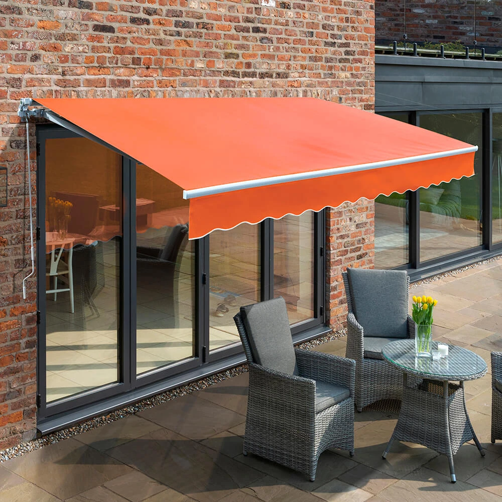 3.0m Budget Manual Awning, Terracotta 3 3.0m Budget Manual Awning, Terracotta