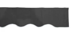 3.5m Charcoal Valance - Wavy