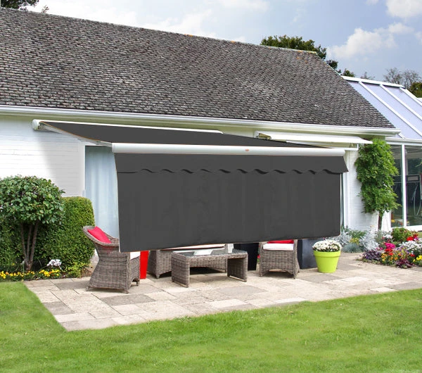 3m Dropdown Charcoal Valance (1m Drop) 3 3m Dropdown Charcoal Valance (1m Drop)