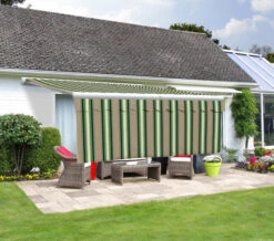 4.5m Dropdown Multi Stripe Valance (1m Drop)