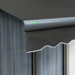 3.0m Full Cassette Electric Charcoal Awning (Charcoal Cassette) 11 3.0m Full Cassette Electric Charcoal Awning (Charcoal Cassette) -Primrose Full 20Casette black awn charcoal 1