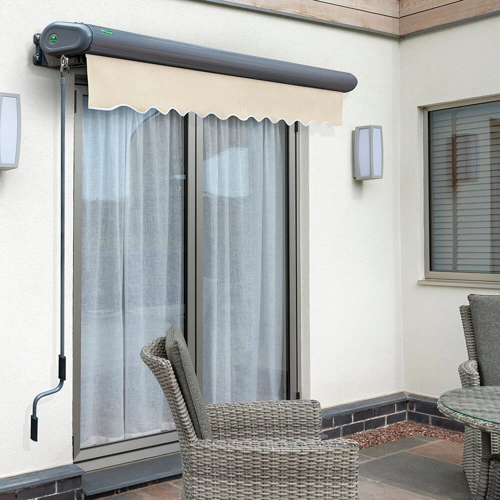 5.0m Full Cassette Electric Ivory Awning (Charcoal Cassette) 8 5.0m Full Cassette Electric Ivory Awning (Charcoal Cassette) - Image 6