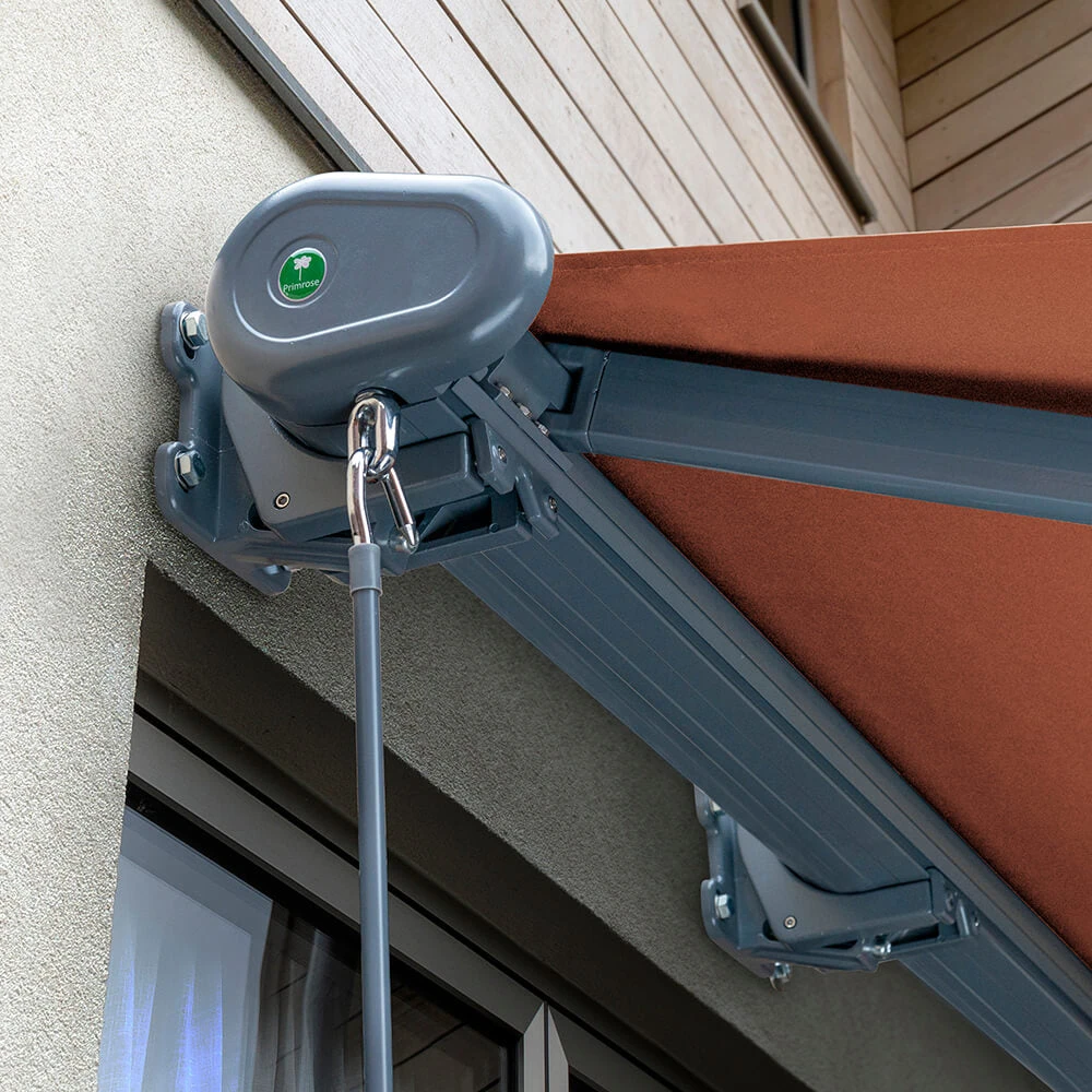 5.0m Full Cassette Electric Terracotta Awning (Charcoal Cassette) 7 5.0m Full Cassette Electric Terracotta Awning (Charcoal Cassette) - Image 5