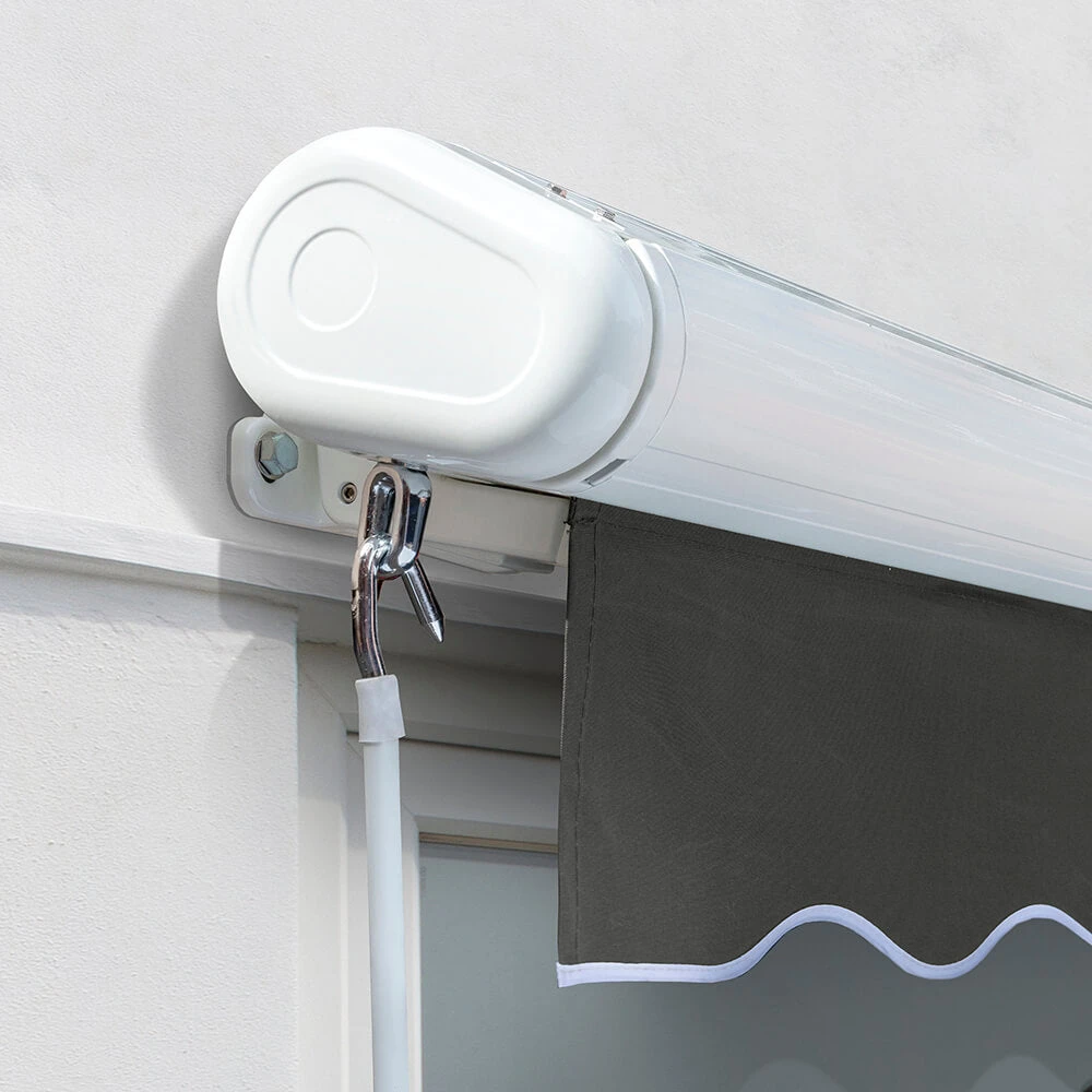 4.5m Full Cassette Manual Awning, Charcoal 7 4.5m Full Cassette Manual Awning, Charcoal - Image 5