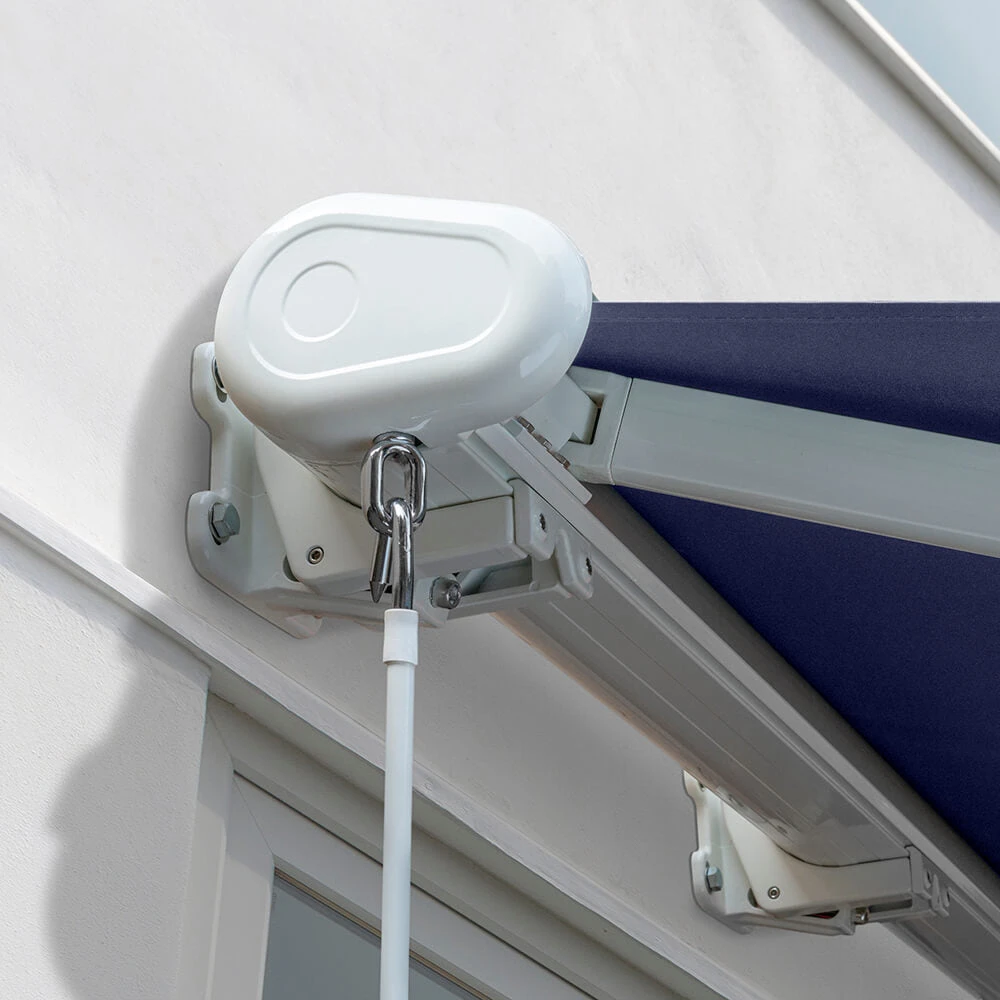 2.5m Full Cassette Electric Awning, Plain Dark Blue 8 2.5m Full Cassette Electric Awning, Plain Dark Blue - Image 6