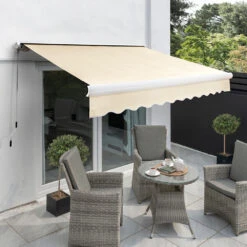 3.0m Full Cassette Electric Awning, Ivory