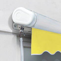 2.5m Full Cassette Manual Awning, Lemon Yellow -Primrose Full 20Cassette 20White lemon yellow 4 408d7616 9370 41a3 913a 3335e1ab3142