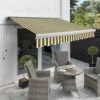 4.5m Full Cassette Electric Awning, Yellow And Grey Stripe 1 4.5m Full Cassette Electric Awning, Yellow And Grey Stripe -Primrose Full 20Cassette Yellow 20and 20Grey 2 67832da4 1f69 4592 b34a 2dfd6067018d