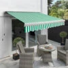 3.0m Full Cassette Electric Awning, Green And White Stripe 2 3.0m Full Cassette Electric Awning, Green And White Stripe -Primrose Full 20Cassette green and white sml 2 4dd62ca2 54a7 4188 8331 6824b30fffac