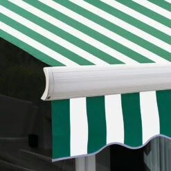 3.5m Full Cassette Manual Awning, Green And White Stripe 13 3.5m Full Cassette Manual Awning, Green And White Stripe -Primrose Full 20Cassette green and white sml 5 560853f4 9382 419e bc2f 249133a83191
