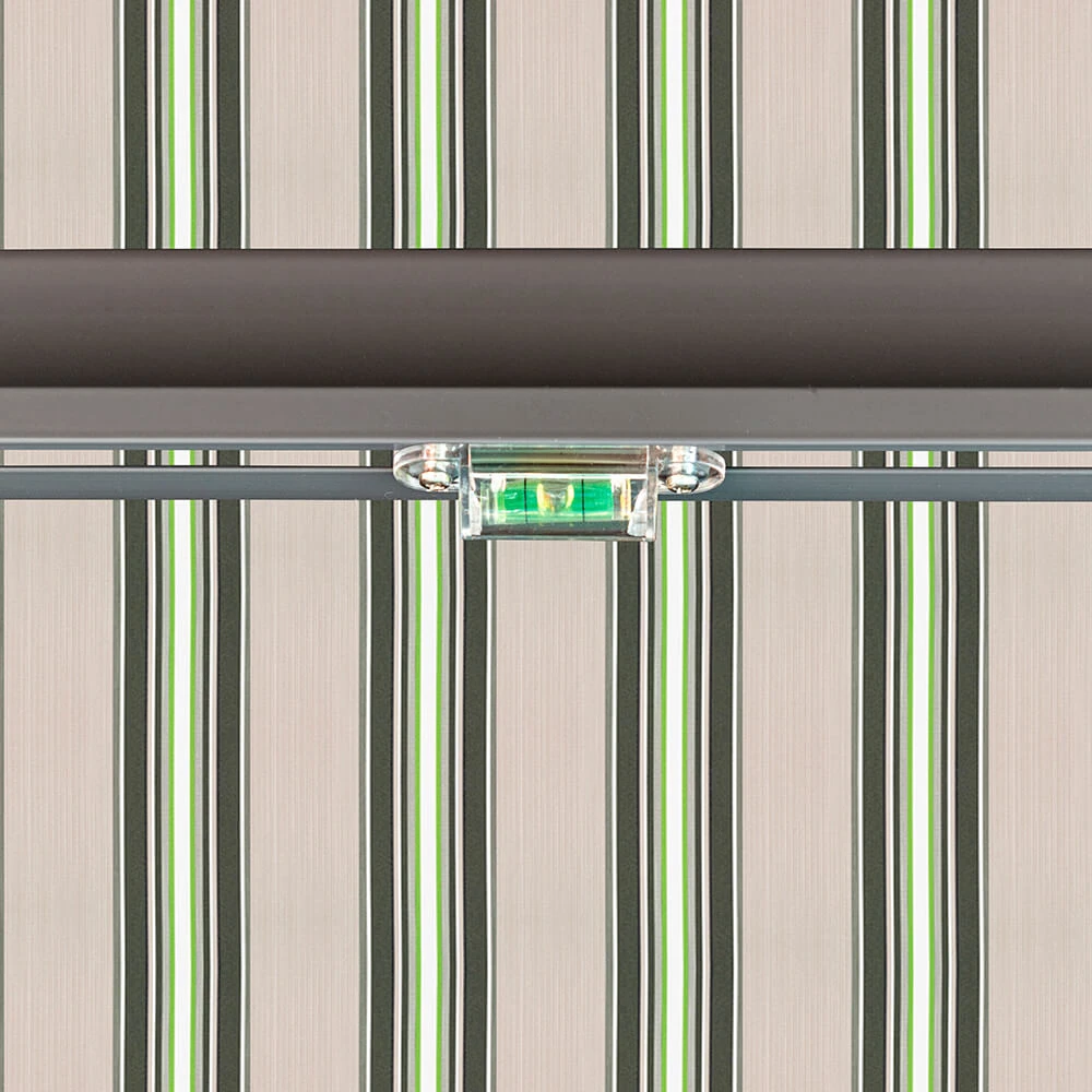 3.5m Half Cassette Manual Multistripe Awning (Charcoal Cassette) 7 3.5m Half Cassette Manual Multistripe Awning (Charcoal Cassette) - Image 5