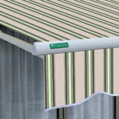 2.0m Half Cassette Manual Awning, Multi Stripe 14 2.0m Half Cassette Manual Awning, Multi Stripe -Primrose Half 20Casette 20White AWNCVR14 20Multistripe 4 ffc6b4ea 00e1 4c24 9444 bac814f167ff