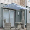 3.5m Half Cassette Electric Awning, Blue And White Even Stripe 2 3.5m Half Cassette Electric Awning, Blue And White Even Stripe -Primrose Half 20Casette 20White blue and white sml 1 9bf87192 aea2 4335 ae00 ec27a3e05cb2