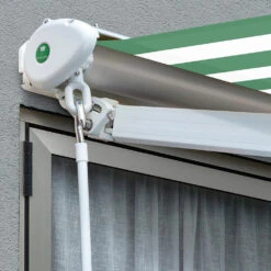 6.0m Half Cassette Electric Awning, Green And White 14 6.0m Half Cassette Electric Awning, Green And White -Primrose Half 20Casette 20White green and white sml 5 4fbae60b 06a2 4873 b09d cab879e6153d