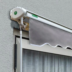 2.5m Half Cassette Electric Awning, Silver -Primrose Half 20Casette 20White silver 3 4d0315ea 7705 4e32 b824 cb9452057eda