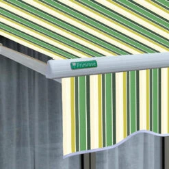 3.0m Half Cassette Electric Awning, Green Stripe Acrylic 13 3.0m Half Cassette Electric Awning, Green Stripe Acrylic -Primrose Half 20Casette 20White swatch 4 65c286ec 44aa 4359 a052 e2d7144c54a6