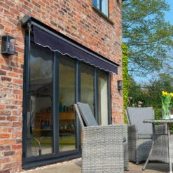 4m Half Cassette Electric Plain Dark Blue Awning (Charcoal Cassette) 13 4m Half Cassette Electric Plain Dark Blue Awning (Charcoal Cassette) -Primrose Half 20Casette plain dark blue 3 8197accb 431b 424b 9bae bdf83cf48c57