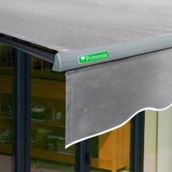 2.5m Half Cassette Manual Silver Awning (Charcoal Cassette) -Primrose Half 20Casette silver 4