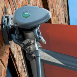 2.5m Half Cassette Manual Terracotta Awning (Charcoal Cassette) -Primrose Half 20Casette terracotta 2