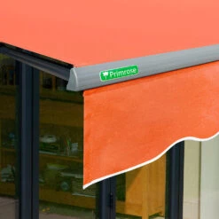 2.5m Half Cassette Manual Terracotta Awning (Charcoal Cassette) -Primrose Half 20Casette terracotta 4