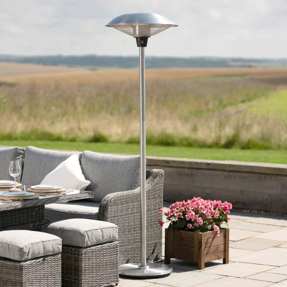 2.1kW IP44 Free Standing Halogen Patio Heater By Heatlab® 3 2.1kW IP44 Free Standing Halogen Patio Heater By Heatlab®