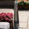 900W IPX4 Streamline Rotating Patio Heater With 2 Power Settings By Heatlab® -Primrose OL2151 main image f35e