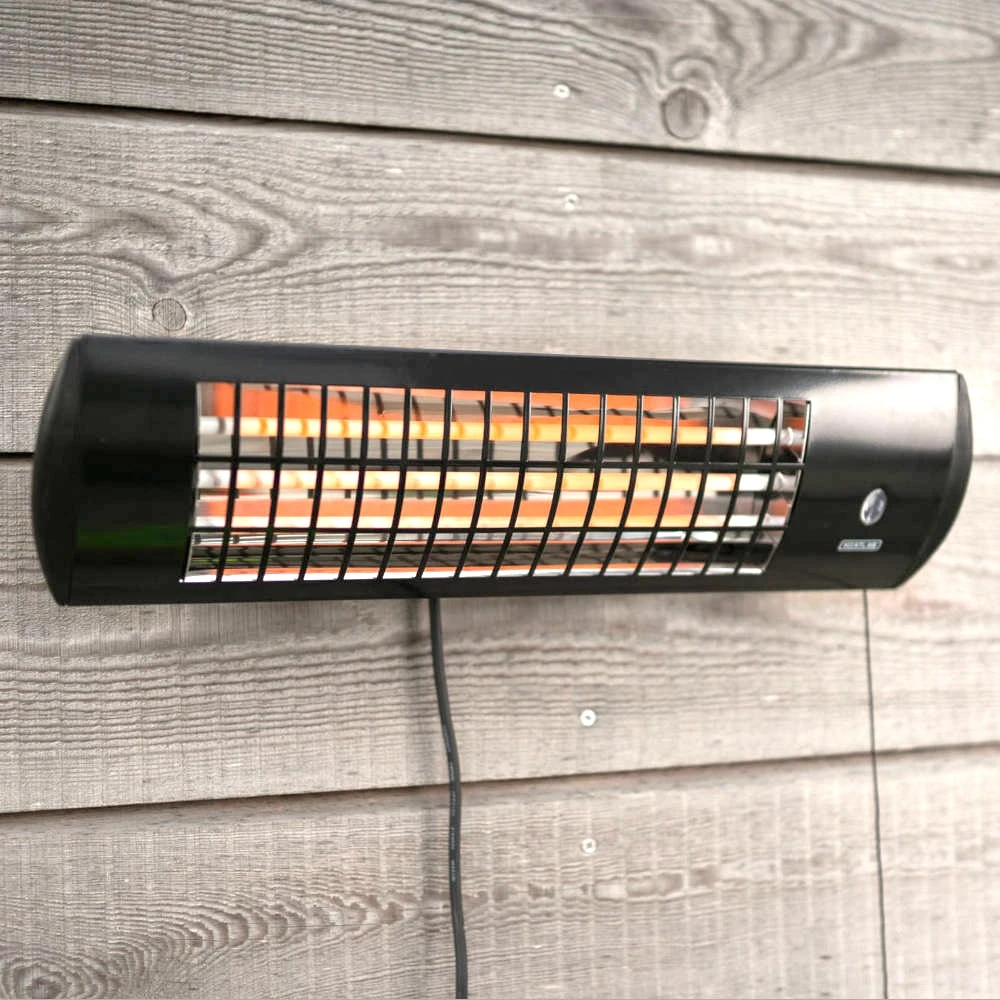 1.8kW IPX4 Wall Mounted Infrared Patio Heater With 3 Power Settings By Heatlab® 3 1.8kW IPX4 Wall Mounted Infrared Patio Heater With 3 Power Settings By Heatlab®
