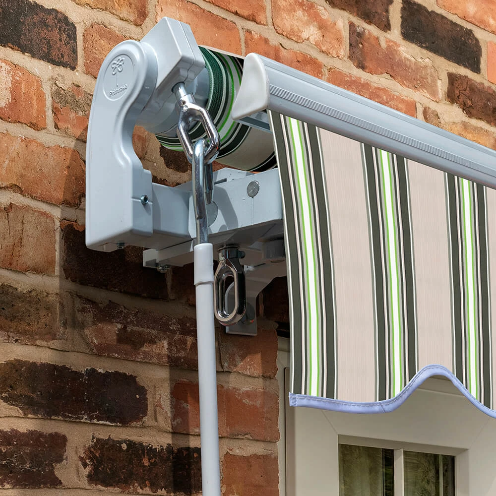 4.5m Standard Manual Awning, Multi Stripe 4 4.5m Standard Manual Awning, Multi Stripe - Image 2