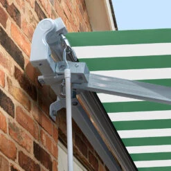 4.5m Standard Manual Awning, Green And White Stripe 13 4.5m Standard Manual Awning, Green And White Stripe -Primrose Standard green and white sml 3 3c15075d 6dfc 4d3f a100 f542d32f236a
