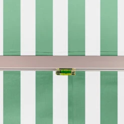3.0m Standard Manual Awning, Green And White Even Stripe -Primrose Standard green and white sml 5 ee40c1be d41d 41c4 bc9a bbecb1a180df