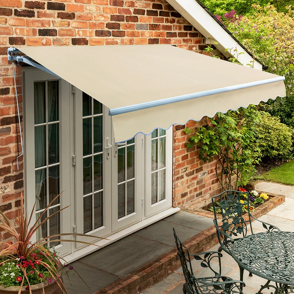 4.5m Standard Manual Awning, Ivory 3 4.5m Standard Manual Awning, Ivory
