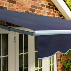 5m Standard Manual Awning, Dark Plain Blue 12 5m Standard Manual Awning, Dark Plain Blue -Primrose Standard plain dark blue 1 76167784 b90c 42ed 8d42 7a2a4ff060d2