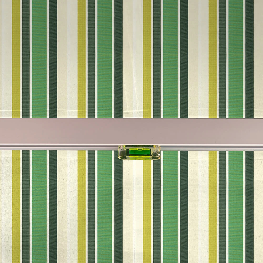 3.5m Standard Manual Awning, Green Stripe Acrylic 8 3.5m Standard Manual Awning, Green Stripe Acrylic - Image 6