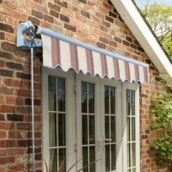 4.0m Standard Manual Awning, Yellow Stripe -Primrose Standard yellow 20stripe 1 d272763f 0bdc 4b9d b7c3 38de334bb759