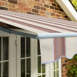 4.0m Standard Manual Awning, Yellow Stripe -Primrose Standard yellow 20stripe 6 3208840a 38ff 4830 9f38 d5a440493bb5