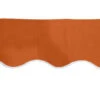 2m Terracotta Valance - Wavy 1 2m Terracotta Valance - Wavy -Primrose Terracota valance