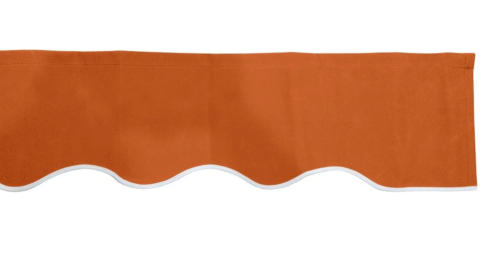 2.5m Terracotta Valance - Wavy 3 2.5m Terracotta Valance - Wavy