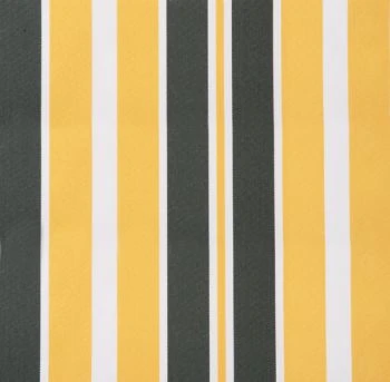 Yellow And Grey Stripe Polyester Cover For 3m X 2.5m Awning Includes Valance 3 Yellow And Grey Stripe Polyester Cover For 3m X 2.5m Awning Includes Valance