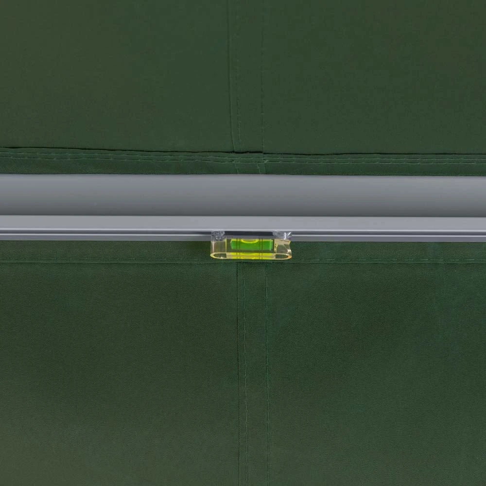 2.5m Budget Manual Plain Green Awning (Charcoal Cassette) 9 2.5m Budget Manual Plain Green Awning (Charcoal Cassette) - Image 7