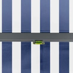 3m Standard Manual Blue And White Awning (Charcoal Cassette) -Primrose awn standard charcoal bluewhitestripe 5 894baeb4 cd28 416a b6fc 6e24dc7e36ae