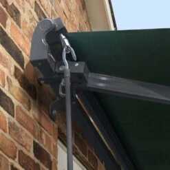 2.5m Standard Manual Plain Green Awning (Charcoal Cassette) 13 2.5m Standard Manual Plain Green Awning (Charcoal Cassette) -Primrose awn standard charcoal green 3