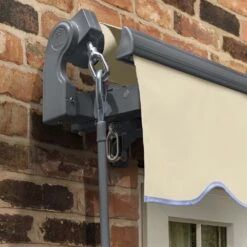 2.5m Standard Manual Ivory Awning (Charcoal Cassette) 11 2.5m Standard Manual Ivory Awning (Charcoal Cassette) -Primrose awn standard charcoal ivory 5