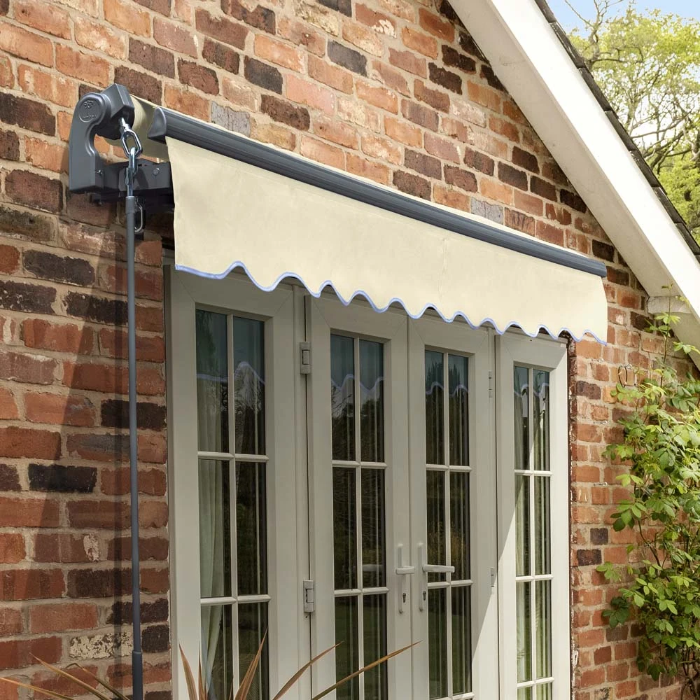 3m Standard Manual Ivory Awning (Charcoal Cassette) 4 3m Standard Manual Ivory Awning (Charcoal Cassette) - Image 2