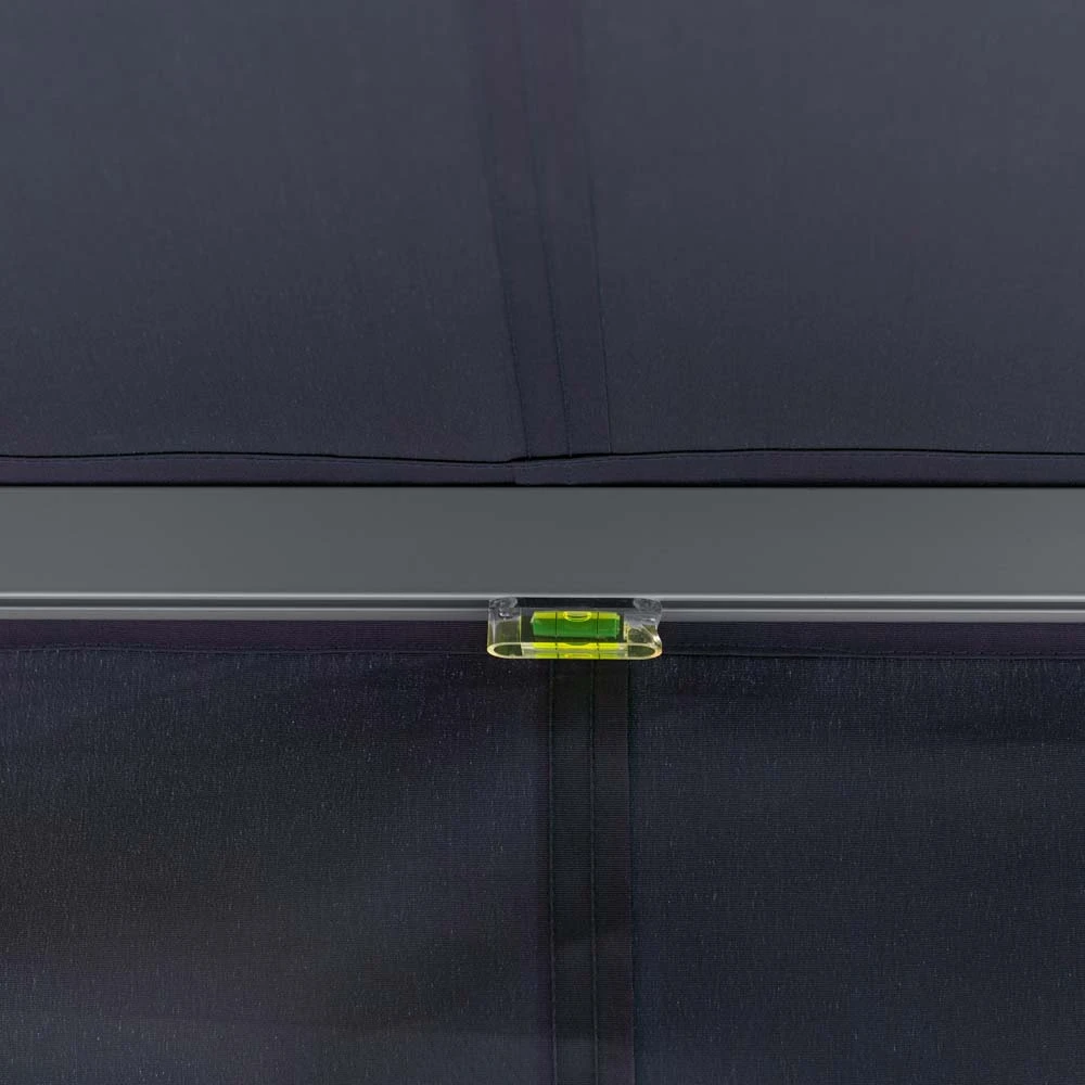 4m Standard Manual Plain Dark Blue Awning (Charcoal Cassette) 9 4m Standard Manual Plain Dark Blue Awning (Charcoal Cassette) - Image 7