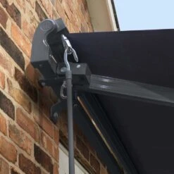 2.5m Standard Manual Plain Dark Blue Awning (Charcoal Cassette) 14 2.5m Standard Manual Plain Dark Blue Awning (Charcoal Cassette) -Primrose awn standard charcoal plaindarkblue 4